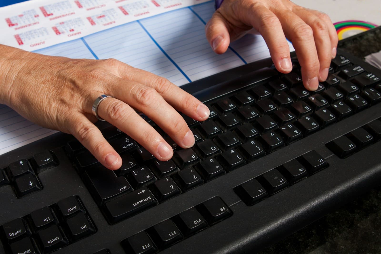 Typing & speed creative workspace